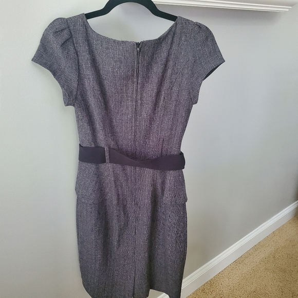 A. Byers  gray belted dress - Picture 7 of 9